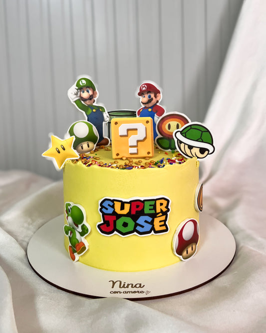 MARIO BROS. CAKE - Amarilla