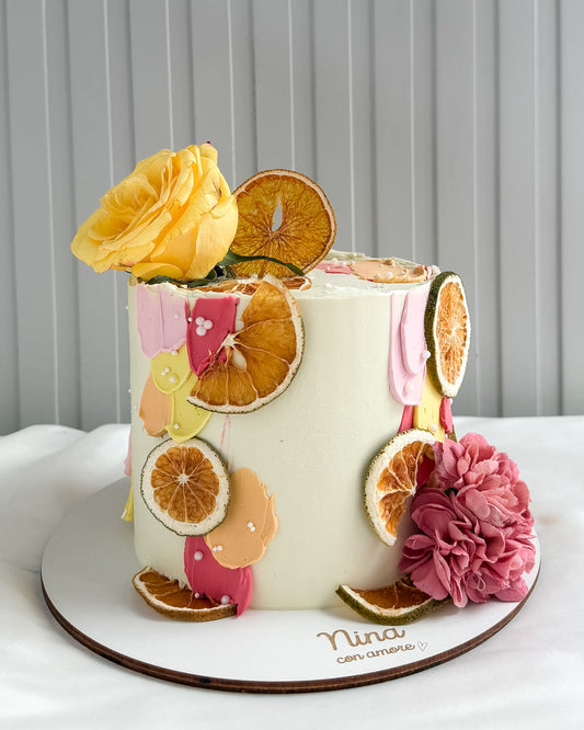 TROPICAL CAKE - Flores y Frutas