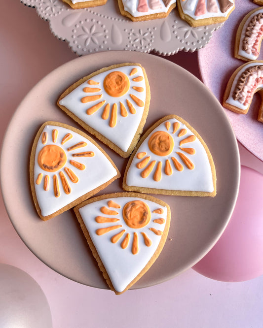 GALLETAS DECORADAS - Triangulo Sol