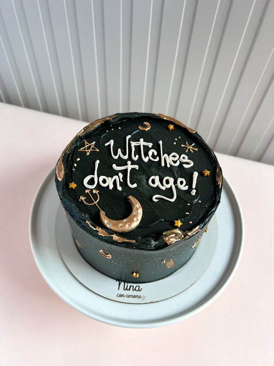 WITCHES DON'T AGE - Black & Gold