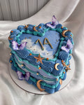 CORAZON ASTRAL AESTHETIC MARIPOSAS - Azul