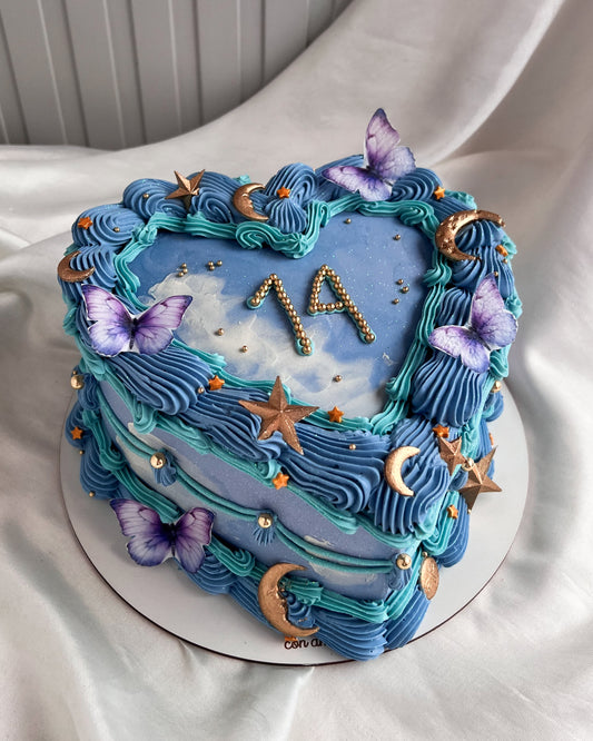 CORAZÓN ASTRAL - Azul Aesthetic