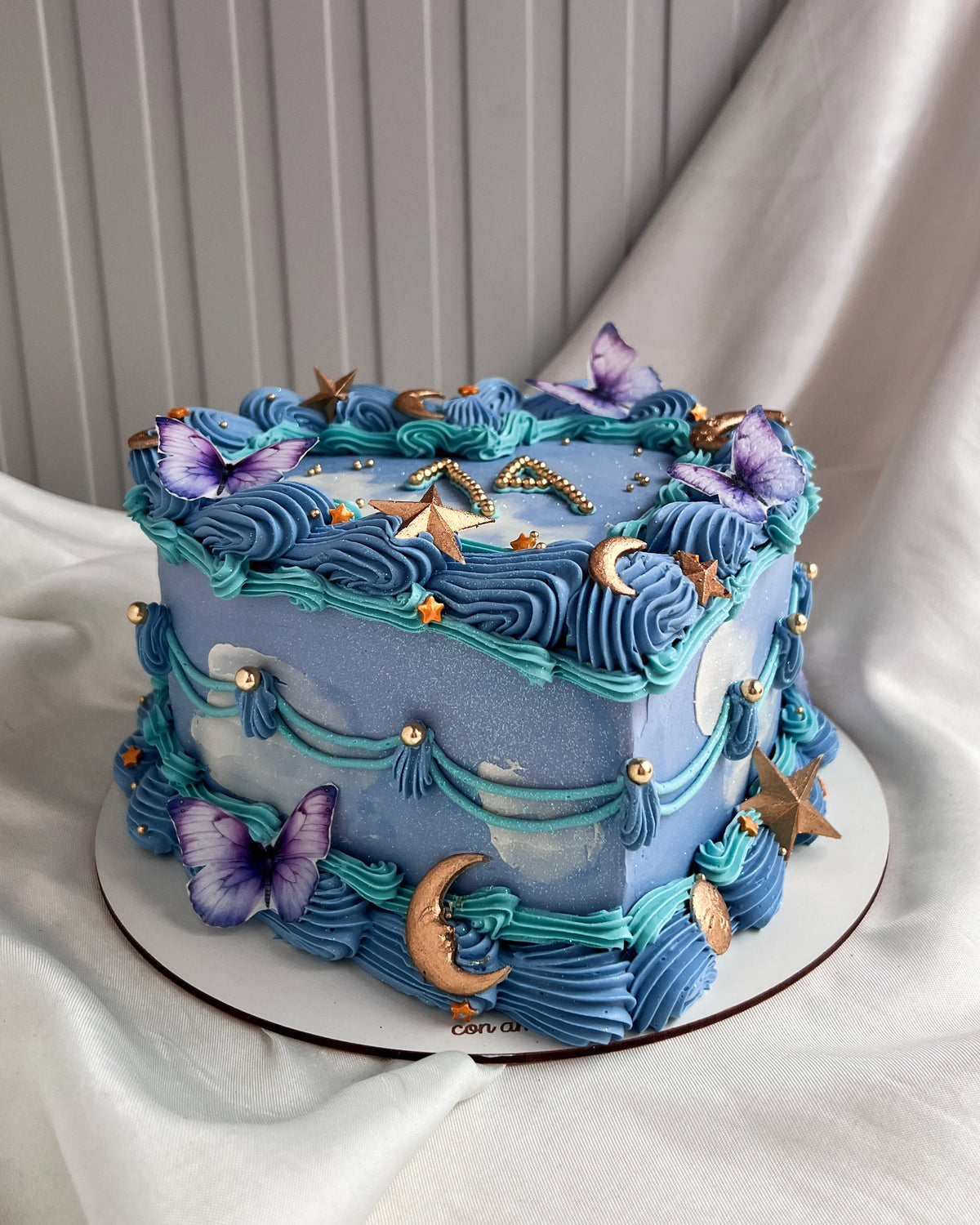 CORAZON ASTRAL AESTHETIC MARIPOSAS - Azul