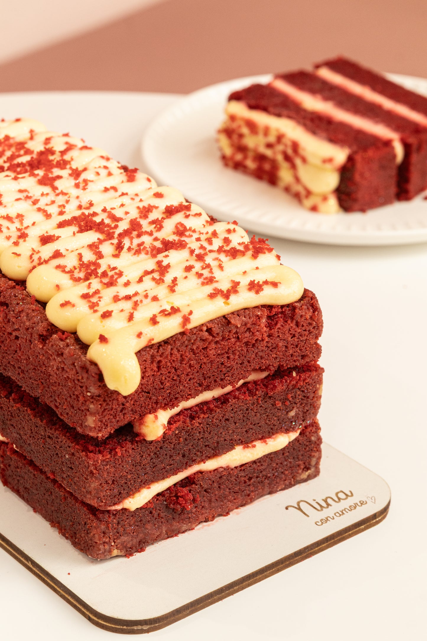 TRAVEL CAKE - RED VELVET - 10-15 porciones