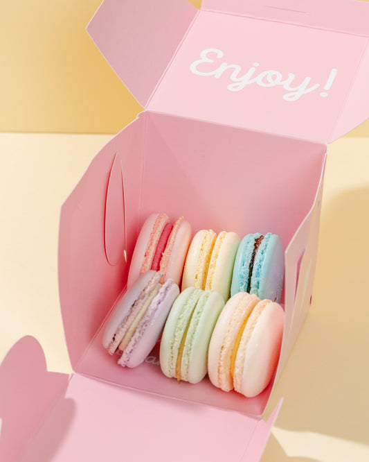 MACARONS🌸 x6 unids - Pink