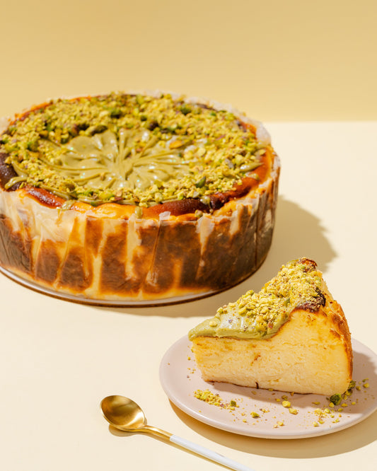 TARTA VASCA DE PISTACHO 12-16 porciones