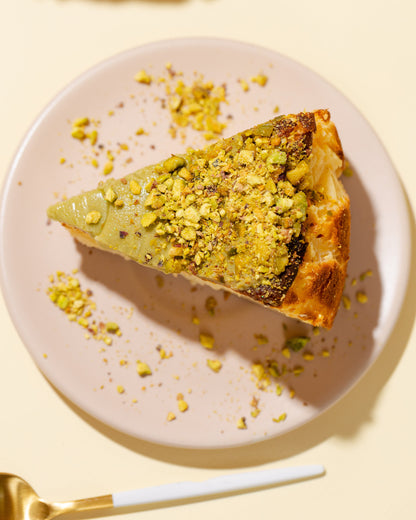 TARTA VASCA DE PISTACHO 12-16 porciones