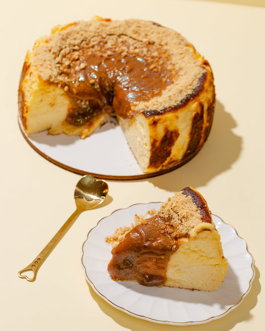 TARTA VASCA DE AREQUIPE Y SULTANA 12-16 porciones