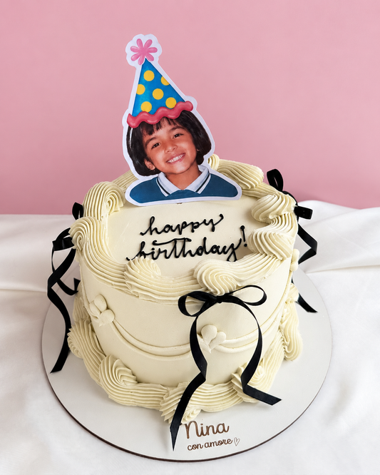 VINTAGE MEMORY CAKE - Lazos Negros