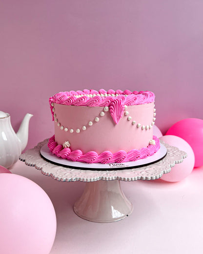 VINTAGE CAKE REDONDA - Fucsia